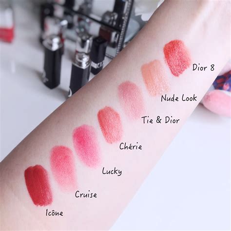 dior hydrating shine lipstick swatches|Dior addict rose lipstick.